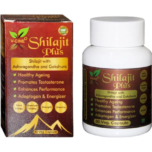 V Cine Shilajit Plus  Capsulesule (30 Capsules)