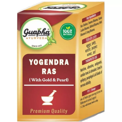 Guapha Ayurveda Yogendra Ras (With Gold & Pearl) (50 Tablets)