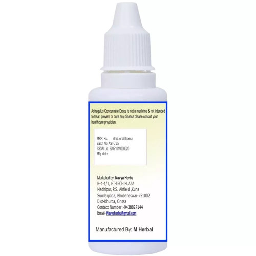 Navya Herbs Astragalus Concentrate Drops (60ml)