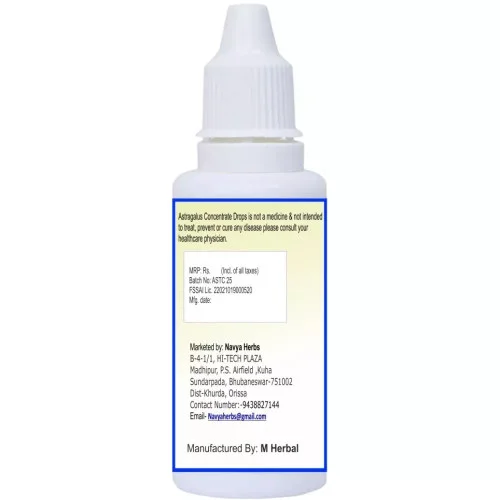 Navya Herbs Astragalus Concentrate Drops (60ml)
