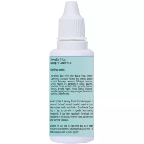 Navya Herbs Advance Brain And Memory Booster Drops (60ml)