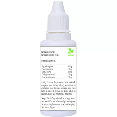 Navya Herbs Acidity Treatment Drops (60ml)
