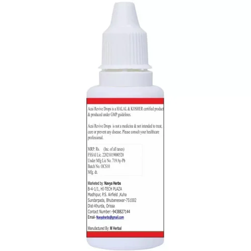 Navya Herbs Acai Revive Extract Drops (60ml)