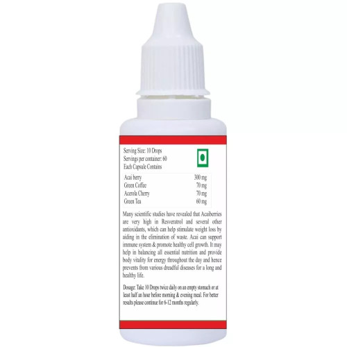 Navya Herbs Acai Revive Extract Drops (60ml)