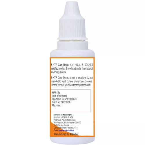 Navya Herbs 5-Htp Gold Drops (60ml)