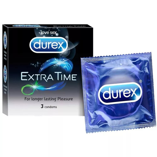Reckitt Benckiser Durex Extra Time Condoms (3pcs)