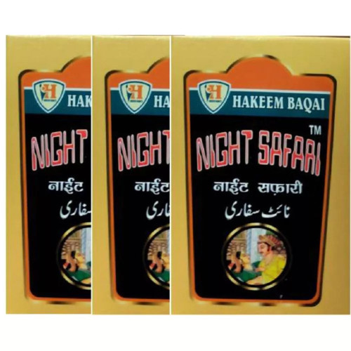 Hakeem Baqai`s Night Safari (40Pills, Pack of 3)