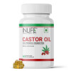 Inlife Castor Oil Supplement  Capsules (60 Capsules)