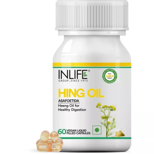 Inlife Hing Oil  Capsules (60 Capsules)