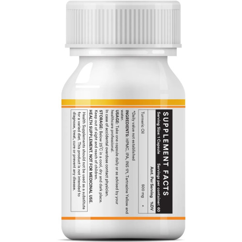 Inlife Turmeric Oil  Capsules (60 Capsules)