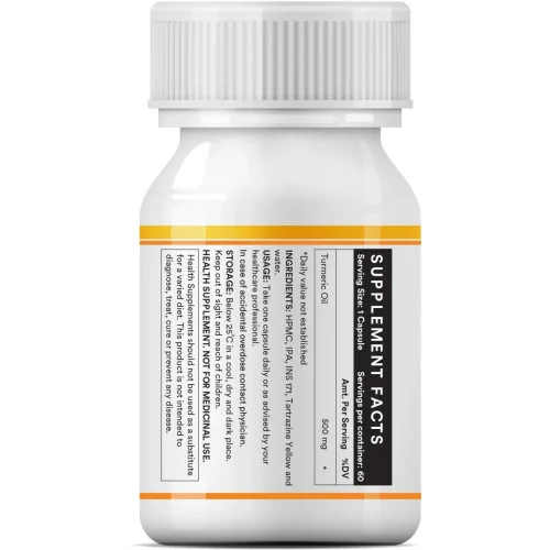 Inlife Turmeric Oil  Capsules (60 Capsules)