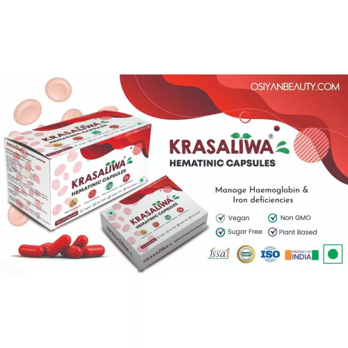 Krasaliwa Hematinic  Capsules (100 Capsules)