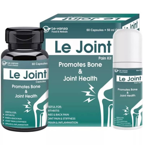 Levanza Le Joint  Capsules + Le Joint Pain Oil (60Cap + Oil 50ml) (1Pack)