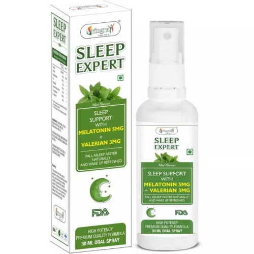Vringra Sleep Expert Oral Spray Mint Flavour (30ml)