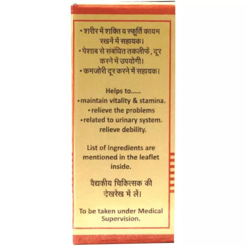 Baidyanath (Nagpur) Shilajitvadi Bati (10 Tablets)