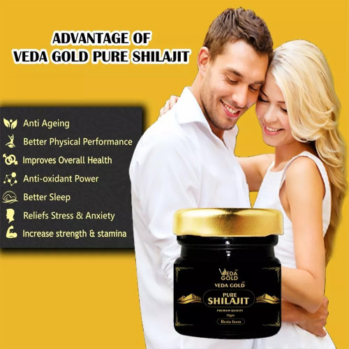 Veda Gold Pure Shilajit (Resin Form) (15g)