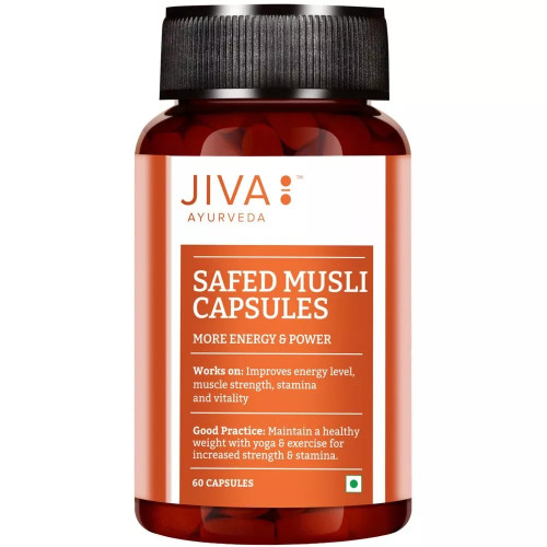 Jiva Ayurveda Safed Musli  Capsules (60 Capsules)