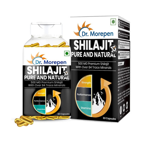 Dr Morepen Shilajit  Capsules (60 Capsules)