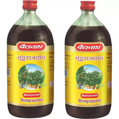Baidyanath Ayurved Bhringrajasava (450ml, Pack of 2)