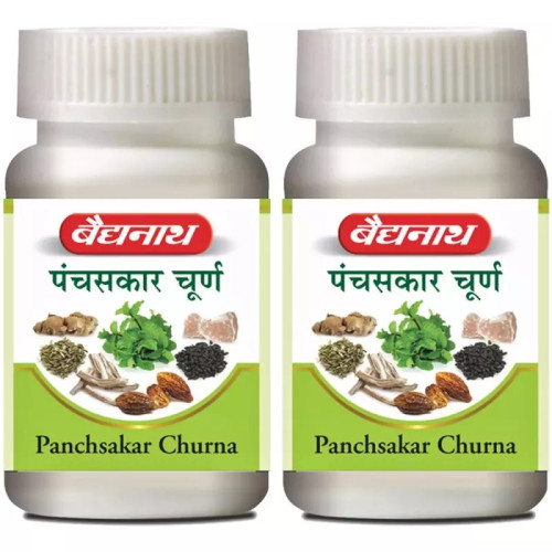 Baidyanath Ayurved Panchsakar Churna (60g, Pack of 2)