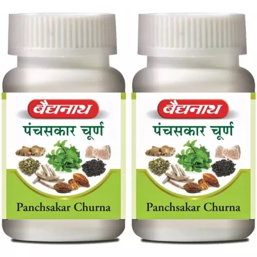 Baidyanath Ayurved Panchsakar Churna (60g, Pack of 2)
