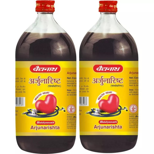 Baidyanath Ayurved Arjunarishta (450ml, Pack of 2)