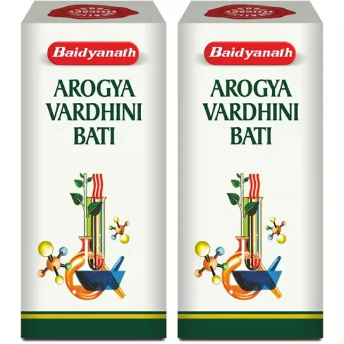 Baidyanath Ayurved Arogya Vardhini Bati (40 Tablets, Pack of 2)