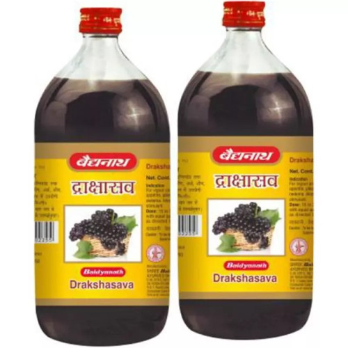 Baidyanath Ayurved Drakshasava (450ml, Pack of 2)
