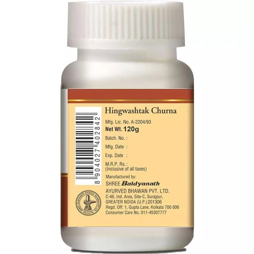Baidyanath Ayurved Hingwashtak Churna (120g)