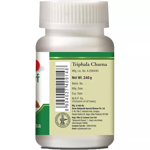 Baidyanath Ayurved Triphala Churna (240g, Pack of 2)
