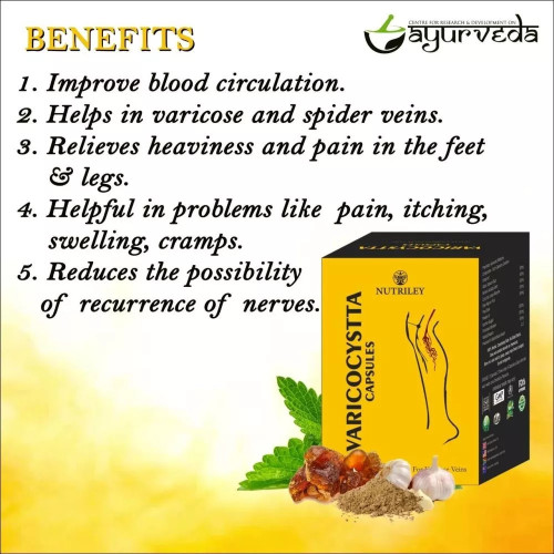 Nutriley Varicocystta  Capsules (50 Capsules)
