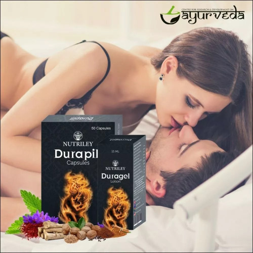 Nutriley Durapil  Capsules + Duragel Lotion (50Cap + Lotion 15ml) (1Pack)