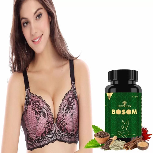 Nutriley Bosom Breast Enlargement  Capsules (60 Capsules)