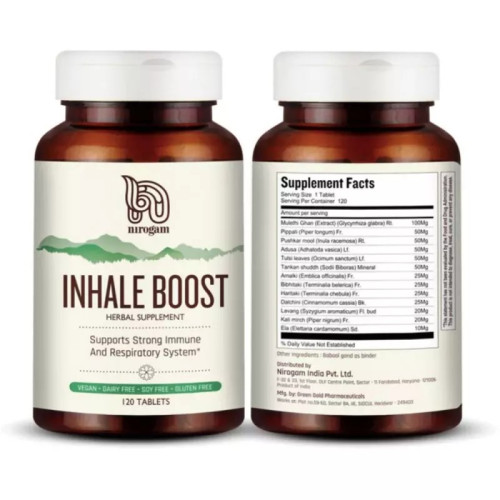 Nirogam Inhale Boost  Tablets (120 Tablets)