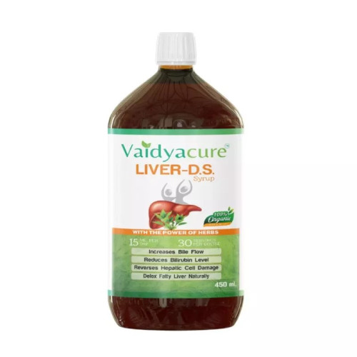 Vaidyacure Liver DS Syrup (1 Month Course) (450ml)