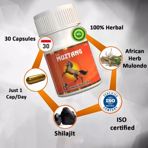 Sat Kartar Liv Muztang 100 % Herbal  Capsulesule (30 Capsules)
