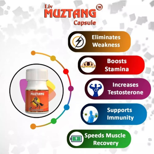 Sat Kartar Liv Muztang 100 % Herbal  Capsulesule (30 Capsules)