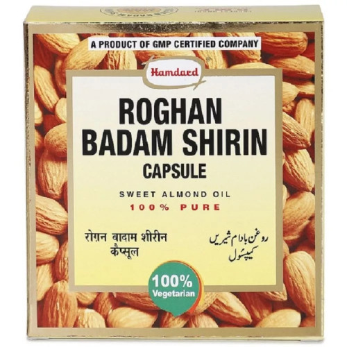 Hamdard Roghan Badam Shirin  Capsulesule (60 Capsules)