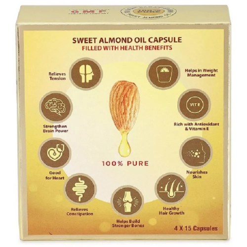 Hamdard Roghan Badam Shirin  Capsulesule (60 Capsules)