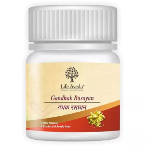 Life Aveda Gandhak Rasayan Vati (60 Tablets)