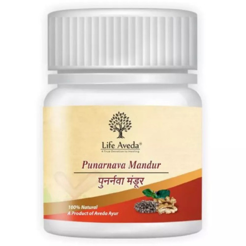 Life Aveda Punarnava Mandur Vati (60 Tablets)