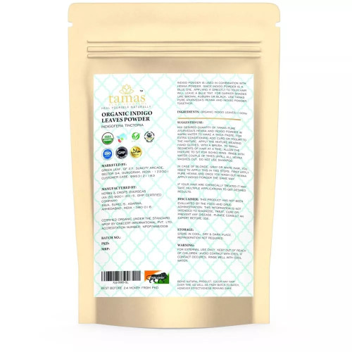 Tamas Organic Indigo Leaves Powder (100g)