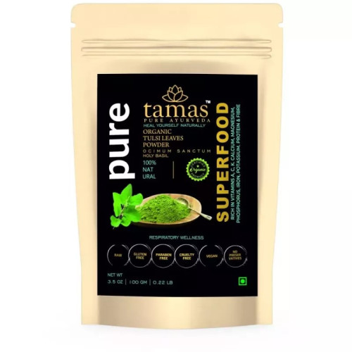 Tamas Organic Tulsi Leaves Powder (100g)