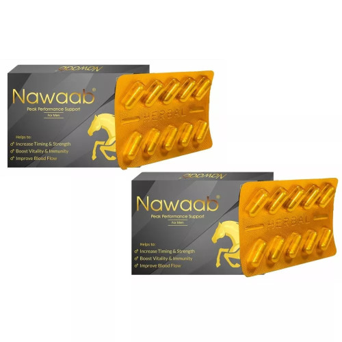 Levanza Nawaab  Capsules For Men (10 Capsules, Pack of 2)