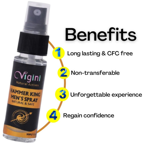 Vigini Hammer King Men Delay Spray (30ml)