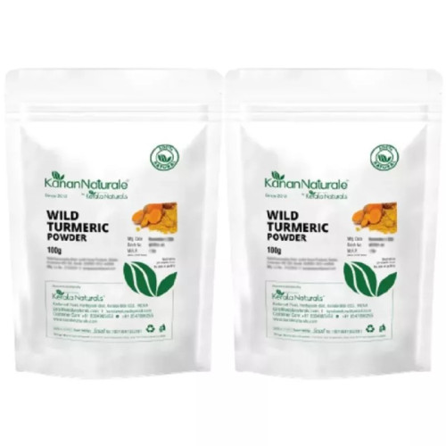 Kerala Naturals Kasturi (Wild Turmeric) Powder (100g, Pack of 2)
