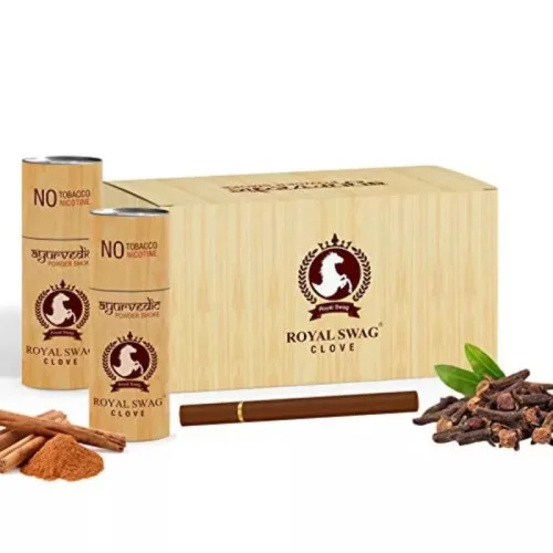 Royal Swag Ayurvedic & Herbal Cigarette, Clove Flavour (50Stick)