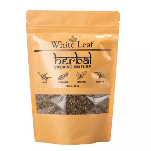 White Leaf Premium Herbal Smoking Blend 100% Pure Herbs Mixture (30g)