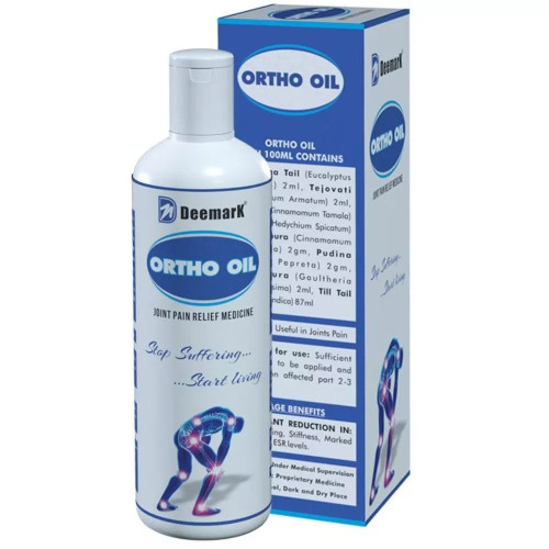 Deemark Ortho Balm, Ortho Oil & Ortho  Tablets Combo (Balm 50g + Oil 100ml + 60 Tablets) (1Pack)