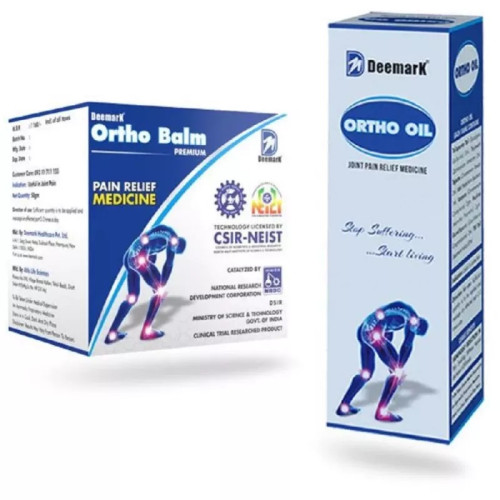 Deemark Ortho Balm & Ortho Oil Combo (Balm 50g + Oil 50ml) (1Pack)
